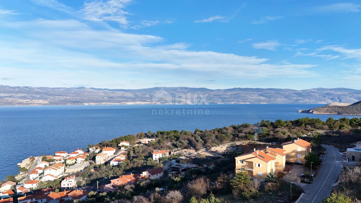 ISOLA DI KRK, VRBNIK - Terreno edificabile, TOP LOCATION con progetto