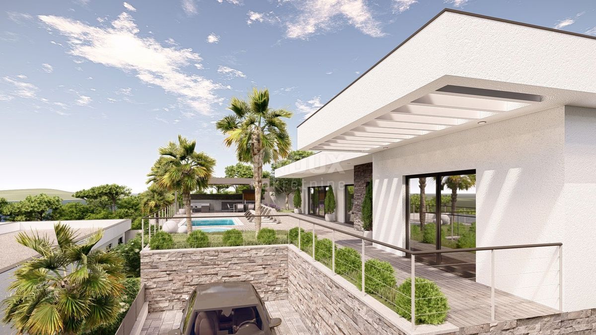 CRIKVENICA - Villa moderna con vista panoramica sul mare