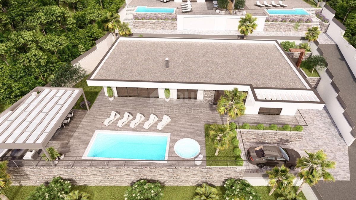 CRIKVENICA - Villa moderna con vista panoramica sul mare