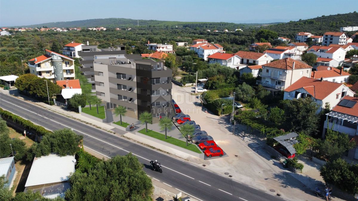 ZADAR, SUKOŠAN, appartamento con 2 camere da letto, attico in splendida costruzione nuova con vista mare