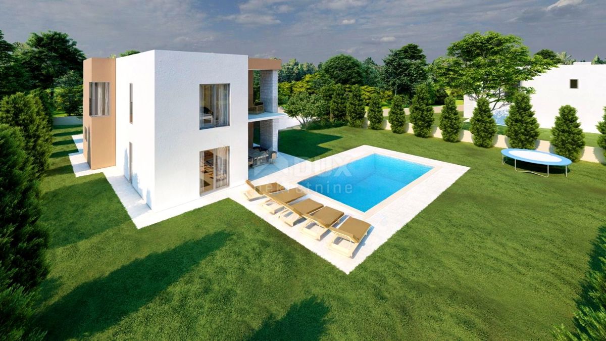 ISTRIA, PARENZO - Nuova costruzione dal design moderno con piscina