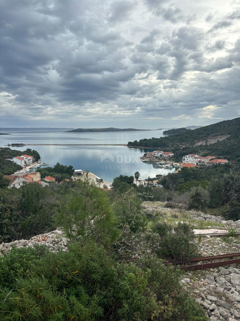 DUGI OTOK, ZAGLAV - Terreno edificabile con impressionante vista sul mare