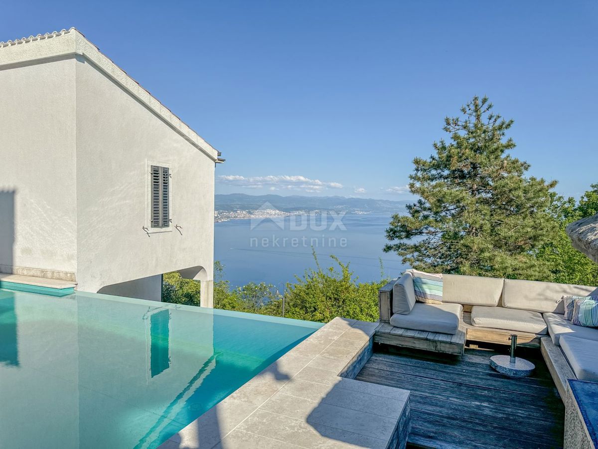 OPATIJA RIVIERA - una villa privata con una convenzione speciale con piscina e vista panoramica sul mare