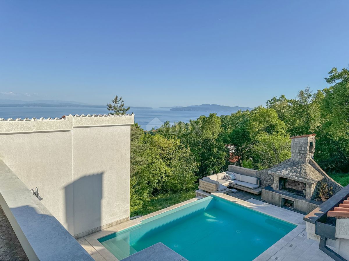 OPATIJA RIVIERA - una villa privata con una convenzione speciale con piscina e vista panoramica sul mare