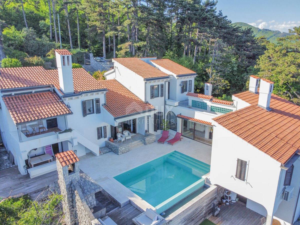 OPATIJA RIVIERA - una villa privata con una convenzione speciale con piscina e vista panoramica sul mare