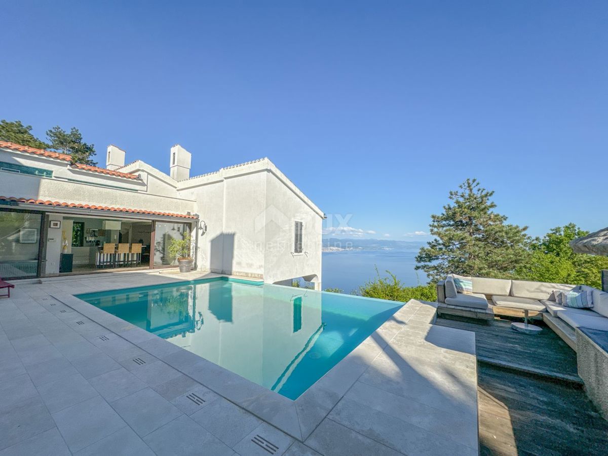 OPATIJA RIVIERA - una villa privata con una convenzione speciale con piscina e vista panoramica sul mare