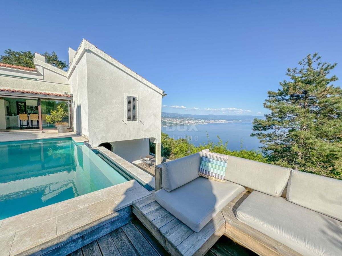 OPATIJA RIVIERA - una villa privata con una convenzione speciale con piscina e vista panoramica sul mare