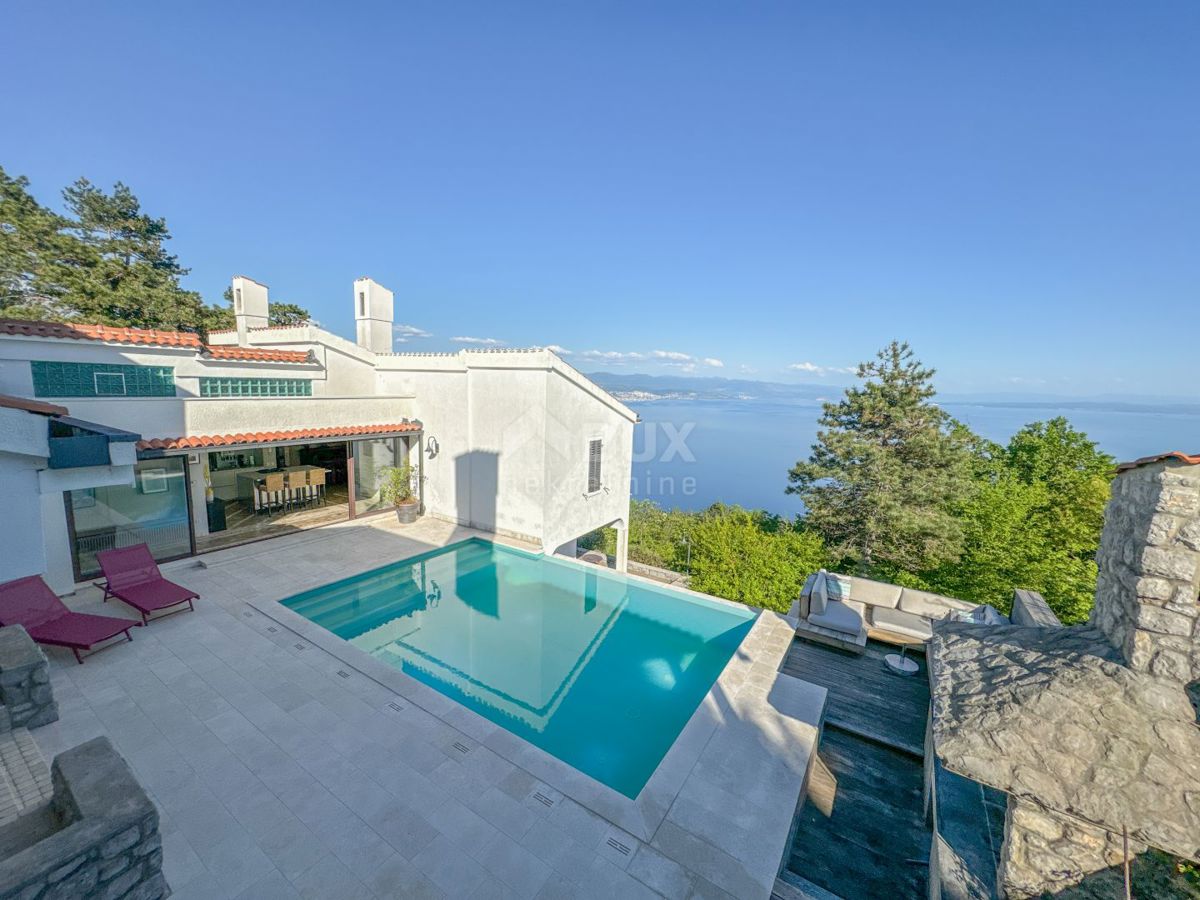 OPATIJA RIVIERA - una villa privata con una convenzione speciale con piscina e vista panoramica sul mare