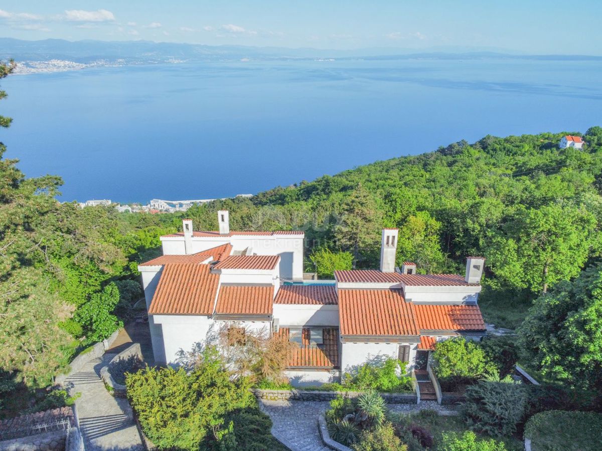 OPATIJA RIVIERA - una villa privata con una convenzione speciale con piscina e vista panoramica sul mare