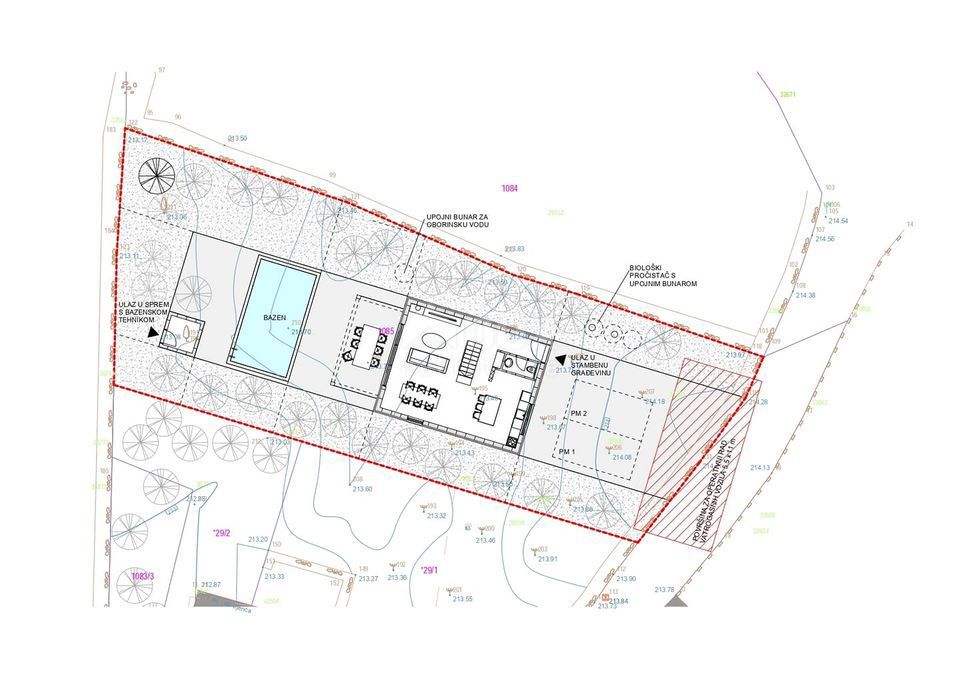 ISTRIA, SVETVINČENAT - Terreno edificabile con permesso di costruire e utenze pagate