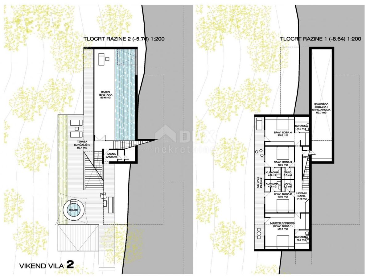 GORSKI KOTAR, FUŽINE - progetto unico nel cuore del Gorski kotar, terreno edificabile di 10.700 m2 per un complesso di ville vicino al lago, opportunità di investimento! 