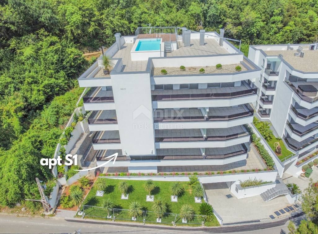 OPATIJA, CENTRO - bellissimo appartamento in una nuova costruzione con vista sul mare 