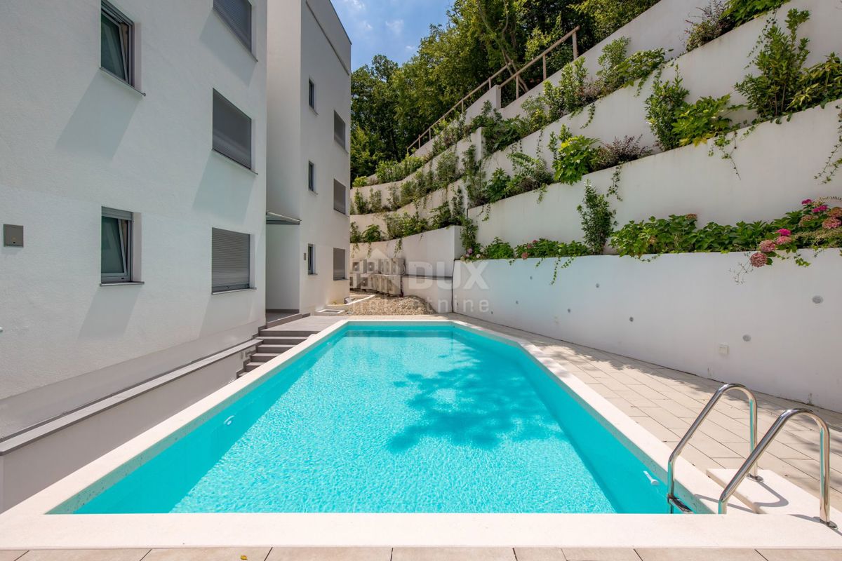 OPATIJA, CENTRO - bellissimo appartamento in una nuova costruzione con vista sul mare 