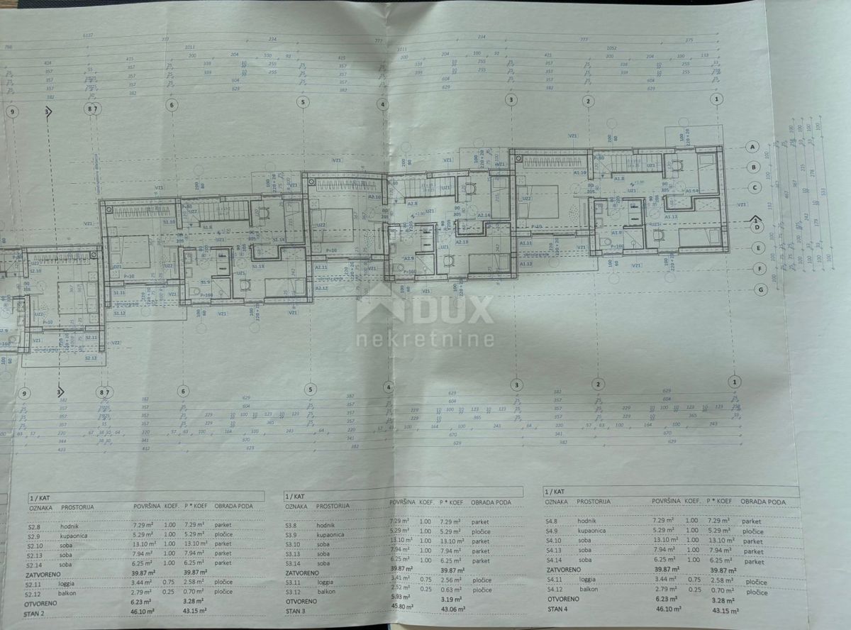 PAKOŠTANE, DRAGE - Appartamento duplex in costruzione S3