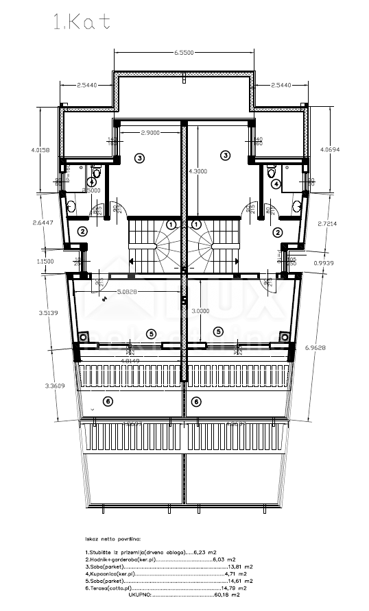 RIJEKA, KOSTRENA - due ville con due piscine, garage, splendida costruzione nuova con vista mare, raro investimento