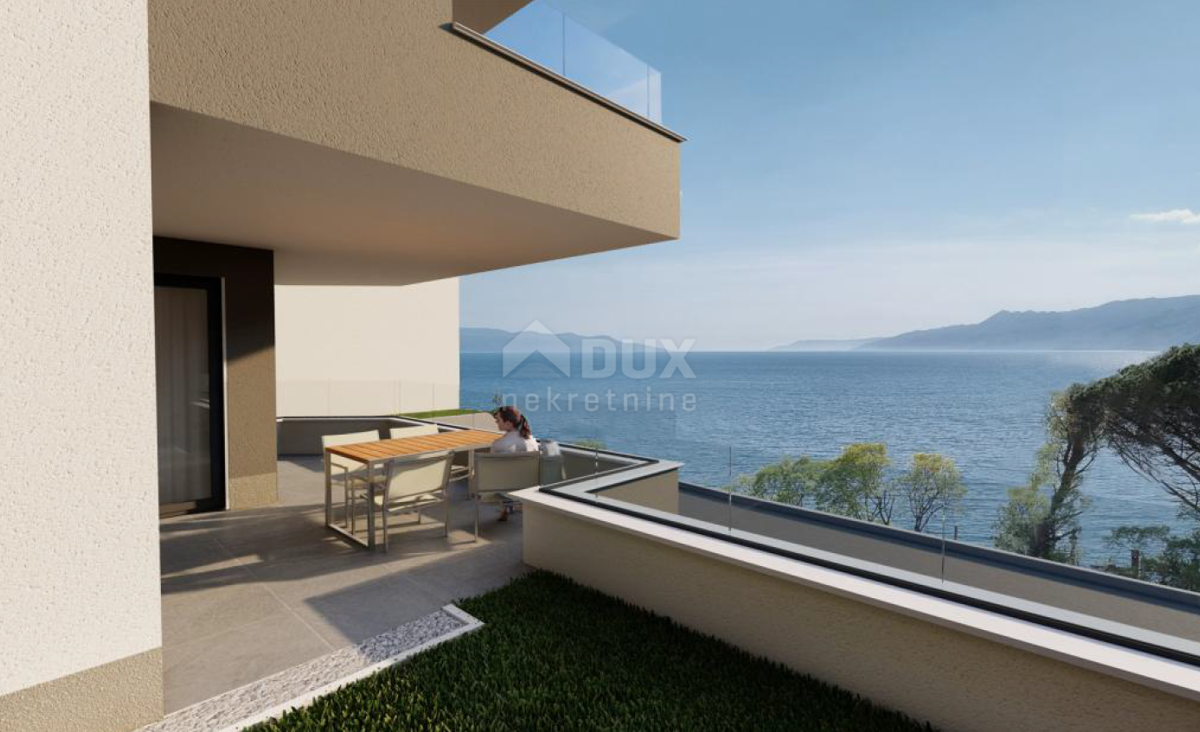 COSTABELLA, BIVIO, KANTRIDA - esclusivo appartamento 101,87 mq piano terra, 100m dal mare, bella vista + giardino 40 mq - APPARTAMENTO 1