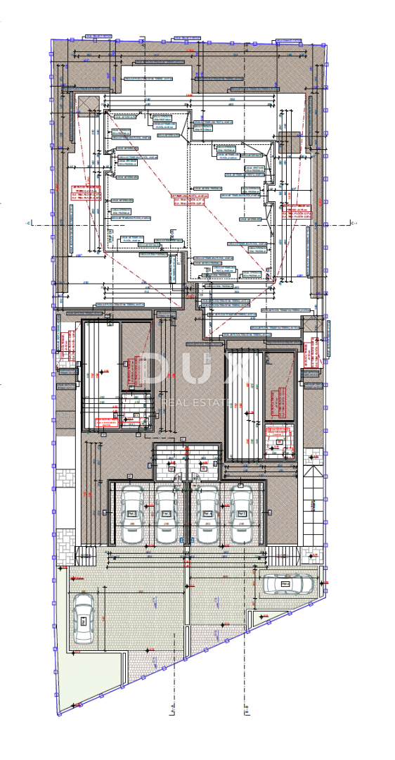 KOSTRENA - villa bifamiliare 2A FILA AL MARE!!! 492m2 con piscina e vista mare + giardino paesaggistico di 500m2