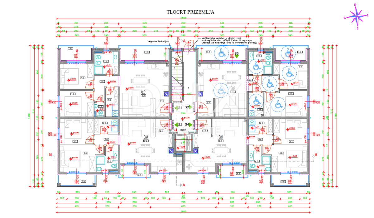 ISTRIA, TAR - 2BR+DB, PIANO TERRA 70,86M2, DI NUOVA COSTRUZIONE 