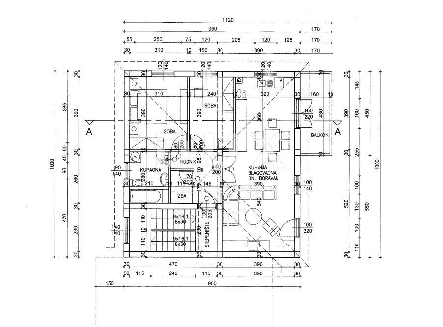 Appartamento Permani, Matulji, 7m2