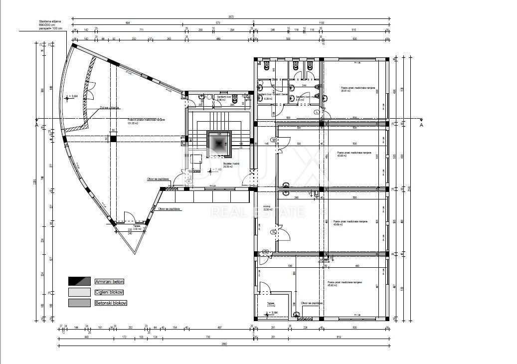Locale commerciale Rovinj, 958m2