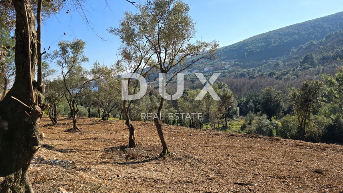 ISTRIA, RABAC - Terreno con vista mare vicino alla spiaggia