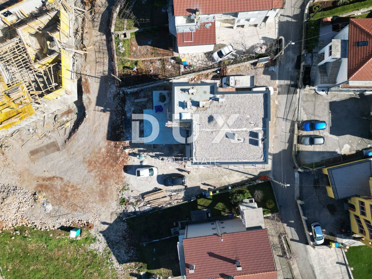 SRDOČI, ZAMET GORNJI, MARINIĆI - attico 83m2, soggiorno + 3 camere da letto con vista mare + terrazza coperta 30m2