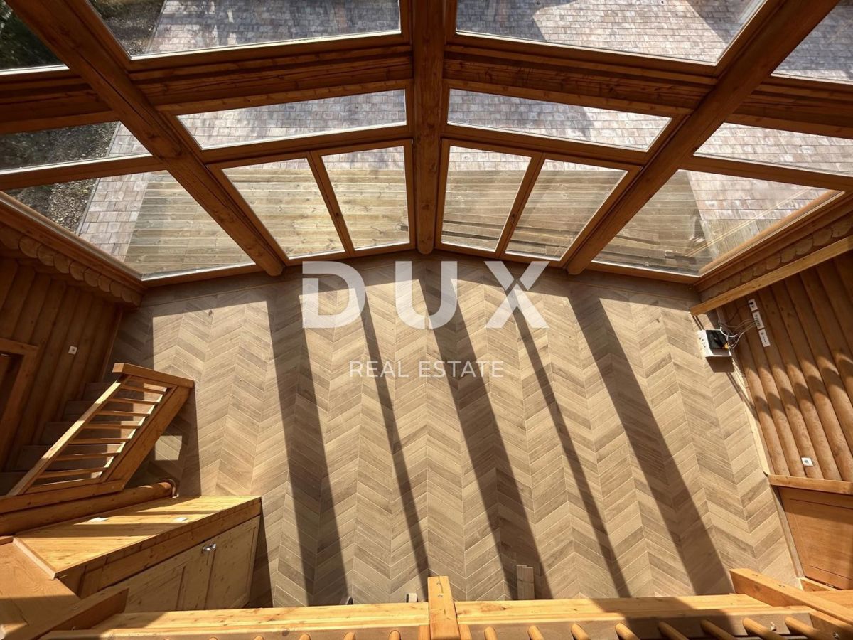 GORSKI KOTAR, FUŽINE - casa in legno di alta qualità 124 m2 nelle immediate vicinanze del lago + 400 m2 di dintorni