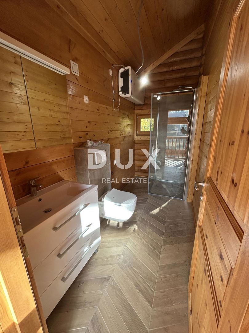 GORSKI KOTAR, FUŽINE - casa in legno di alta qualità 124 m2 nelle immediate vicinanze del lago + 400 m2 di dintorni