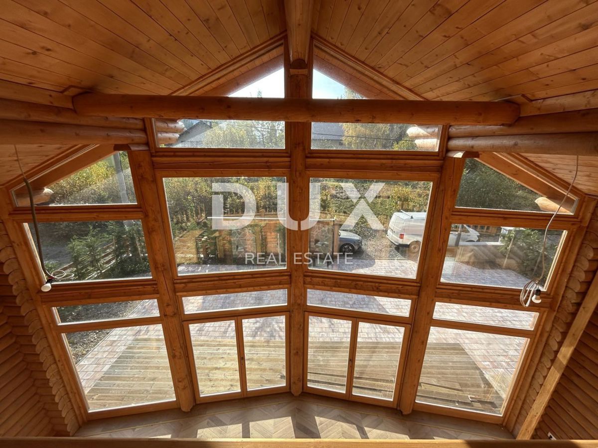 GORSKI KOTAR, FUŽINE - casa in legno di alta qualità 124 m2 nelle immediate vicinanze del lago + 400 m2 di dintorni