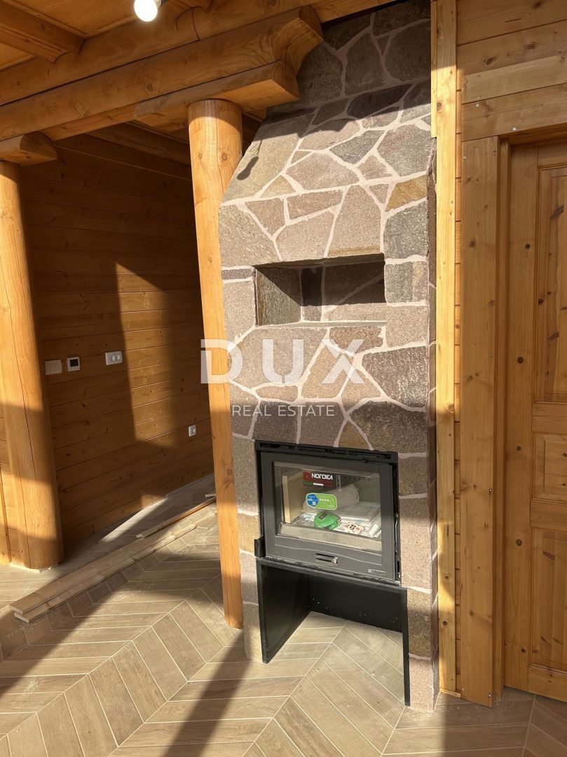 GORSKI KOTAR, FUŽINE - casa in legno di alta qualità 124 m2 nelle immediate vicinanze del lago + 400 m2 di dintorni