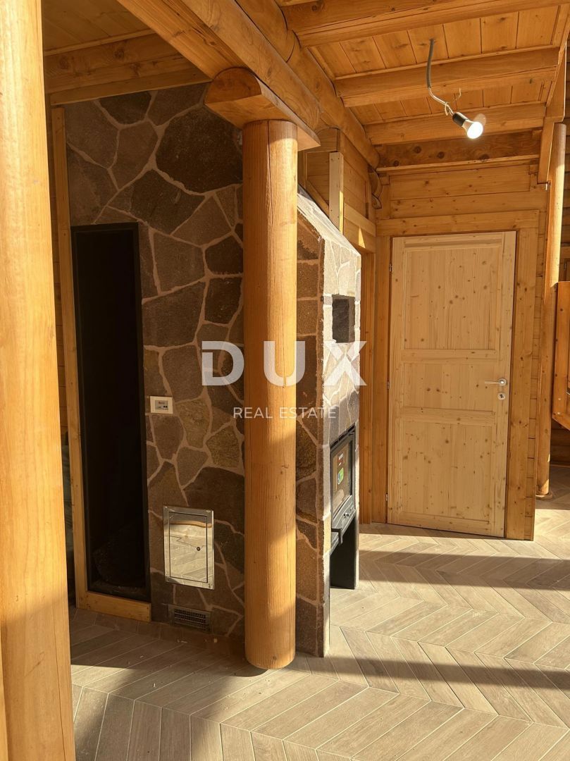 GORSKI KOTAR, FUŽINE - casa in legno di alta qualità 124 m2 nelle immediate vicinanze del lago + 400 m2 di dintorni