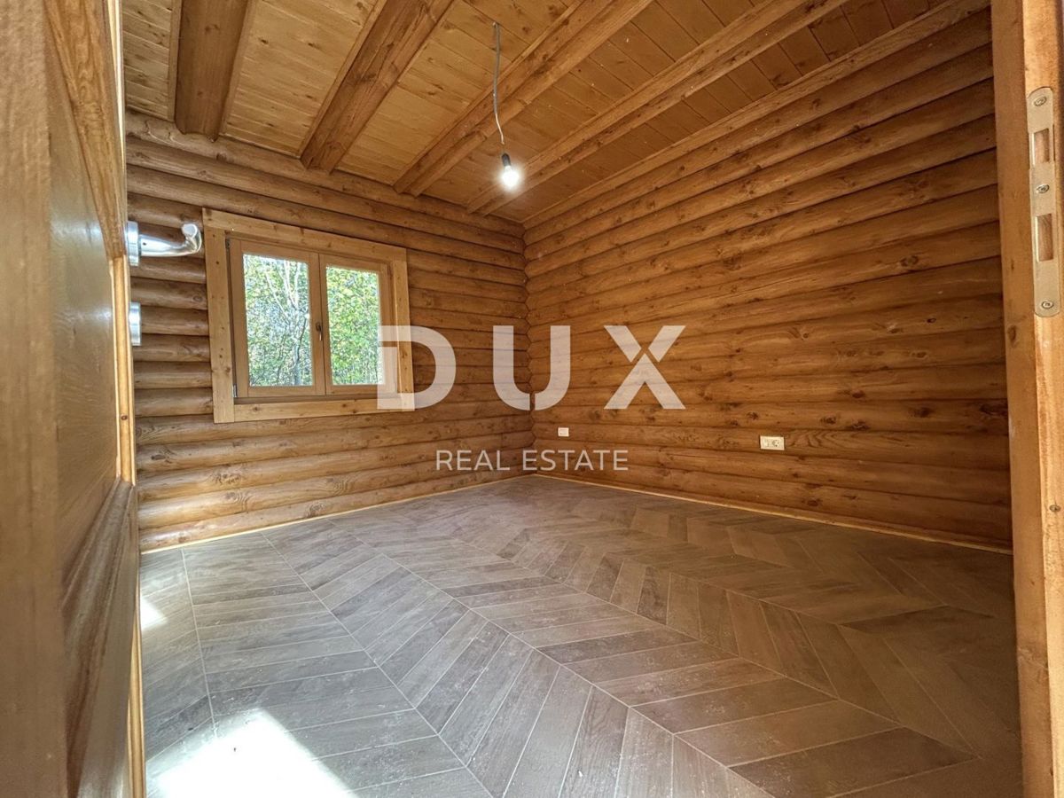 GORSKI KOTAR, FUŽINE - casa in legno di alta qualità 124 m2 nelle immediate vicinanze del lago + 400 m2 di dintorni