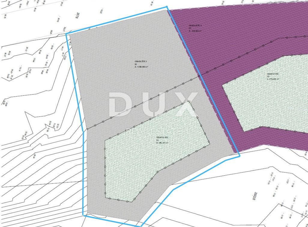 OPATIJA, RIVIERA - terreno per costruire una casa bifamiliare con piscina a 300 m dalla spiaggia, vista panoramica sul mare