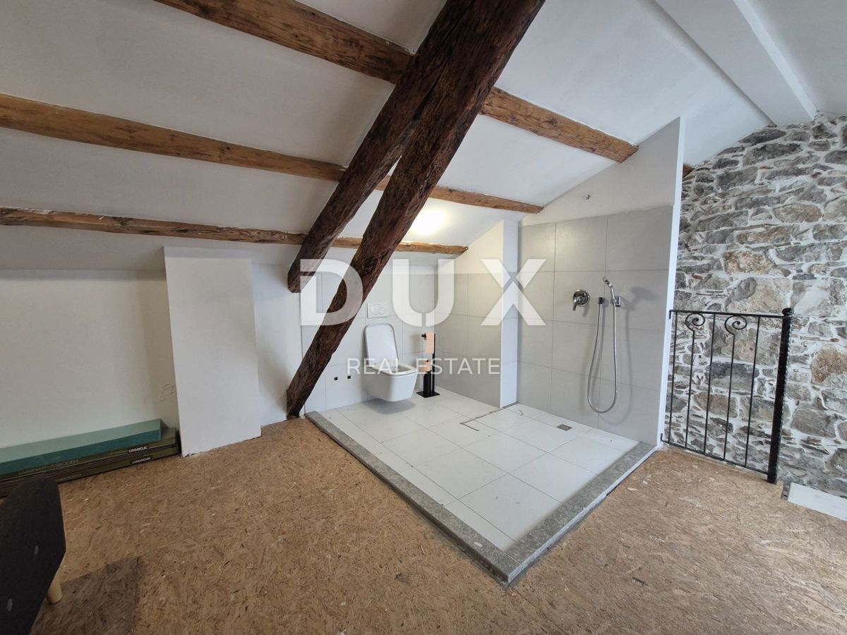 ISTRIA, LABIN - Casa in pietra recentemente ristrutturata con vista mare, a 2 km dal mare