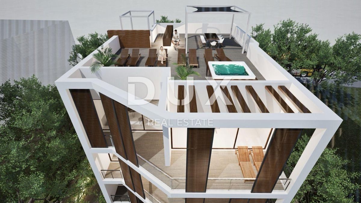 ZARA, PETRČANE - Punta Skala! Attico di lusso a 2 minuti dalla spiaggia con vista panoramica sul mare! S3