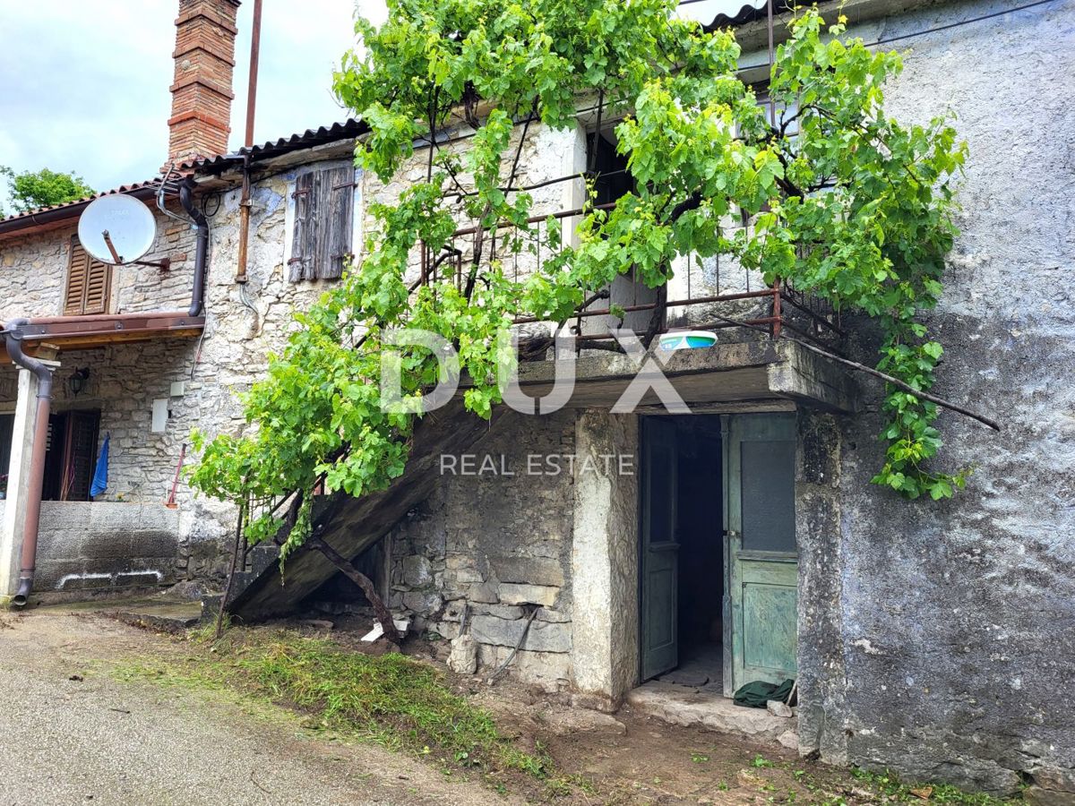 ISTRIA, PINGUENTE - Casa in pietra da ristrutturare con ampio terreno edificabile