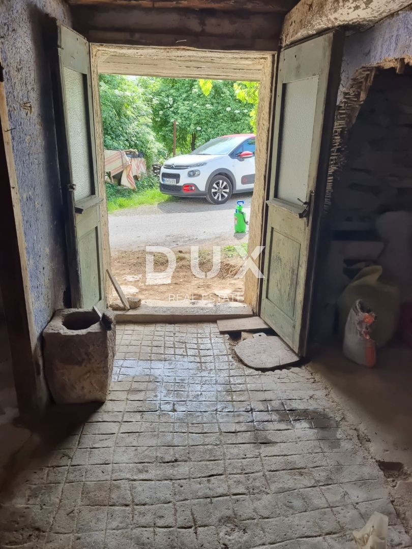 ISTRIA, PINGUENTE - Casa in pietra da ristrutturare con ampio terreno edificabile