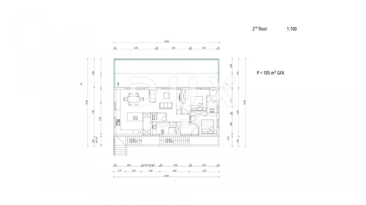 Appartamento Banjol, Rab, 105m2