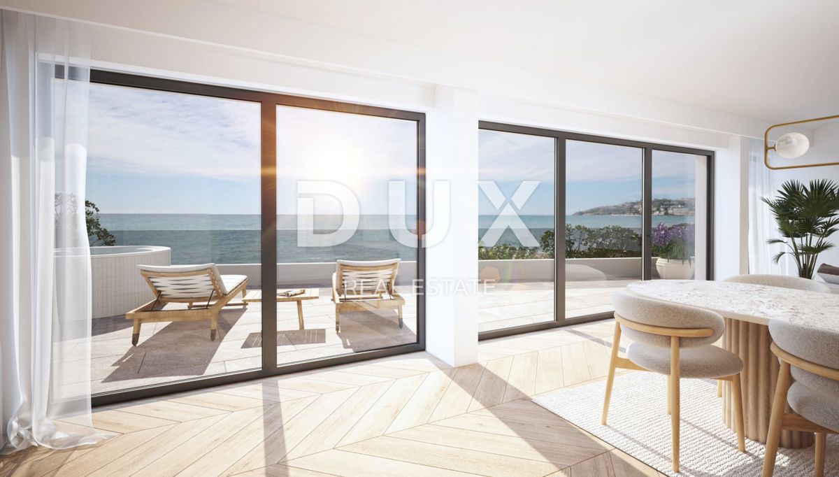 ABBAZIA, CENTRO - Nuova costruzione di design superiore con vista mare!