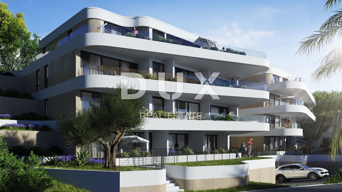 ABBAZIA, CENTRO - Nuova costruzione di design superiore con vista mare!