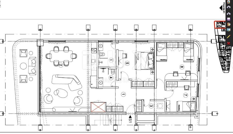RIJEKA, KANTRIDA - nuovo edificio di lusso di qualità 3R+DB S26, solo da noi