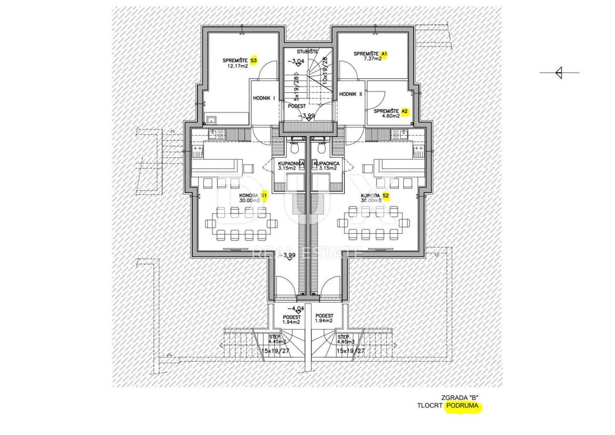 NOVALJA, JAKISNICA - Lussuoso appartamento con piscina e giardino  
