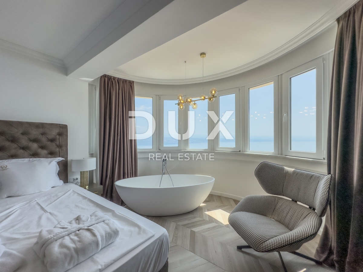 OPATIJA, LOVRAN – Appartamento esclusivo con vista panoramica e piscina