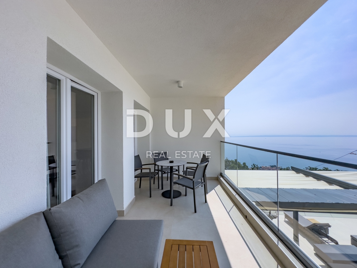 OPATIJA, LOVRAN – Appartamento esclusivo con vista panoramica e piscina