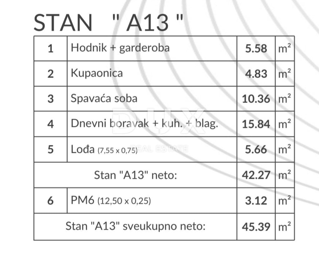 Appartamento Šikići, Pula, 53,46m2