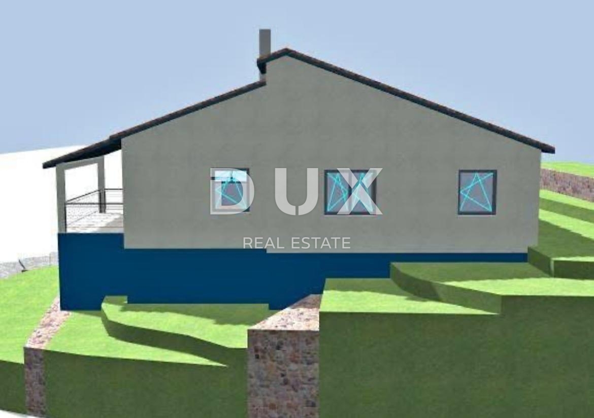 RIJEKA, SVILNO - Terreno edificabile 642 m² + terreno agricolo 1.267 m² con progetto preliminare e strada di accesso ben curata, un'occasione!!!