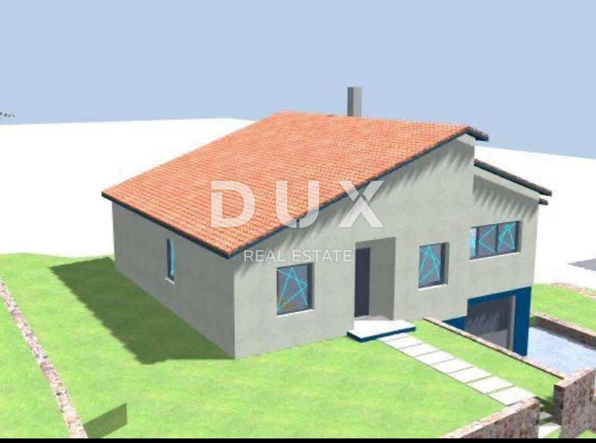 RIJEKA, SVILNO - Terreno edificabile 642 m² + terreno agricolo 1.267 m² con progetto preliminare e strada di accesso ben curata, un'occasione!!!