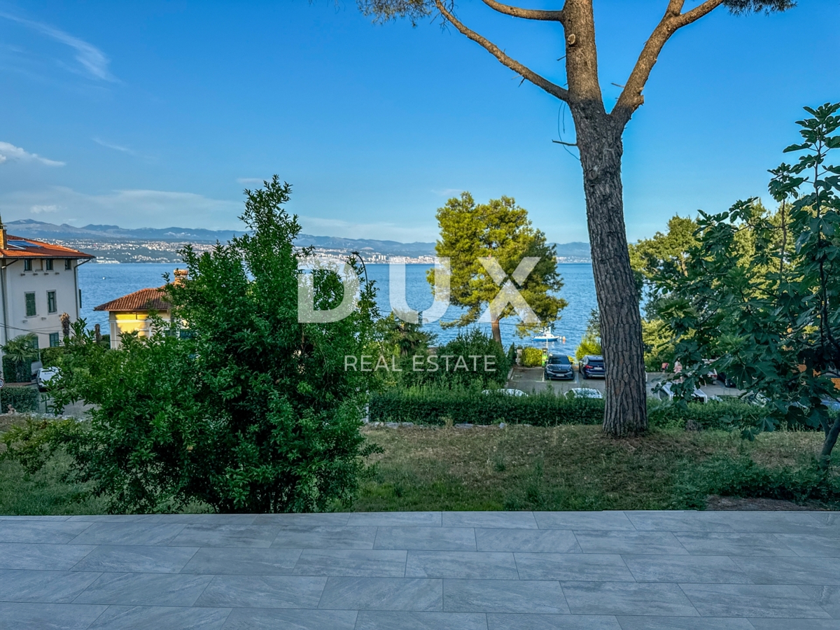 OPATIJA, IČIĆI - appartamento con una meravigliosa terrazza, seconda fila al mare, in ottime condizioni, vista, parcheggio