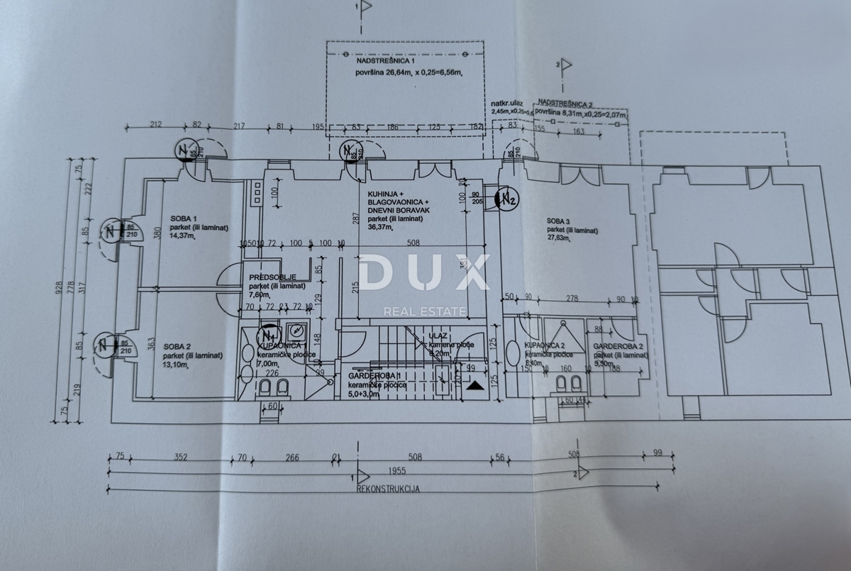 OPATIJA, IČIĆI - appartamento con una meravigliosa terrazza, seconda fila al mare, in ottime condizioni, vista, parcheggio