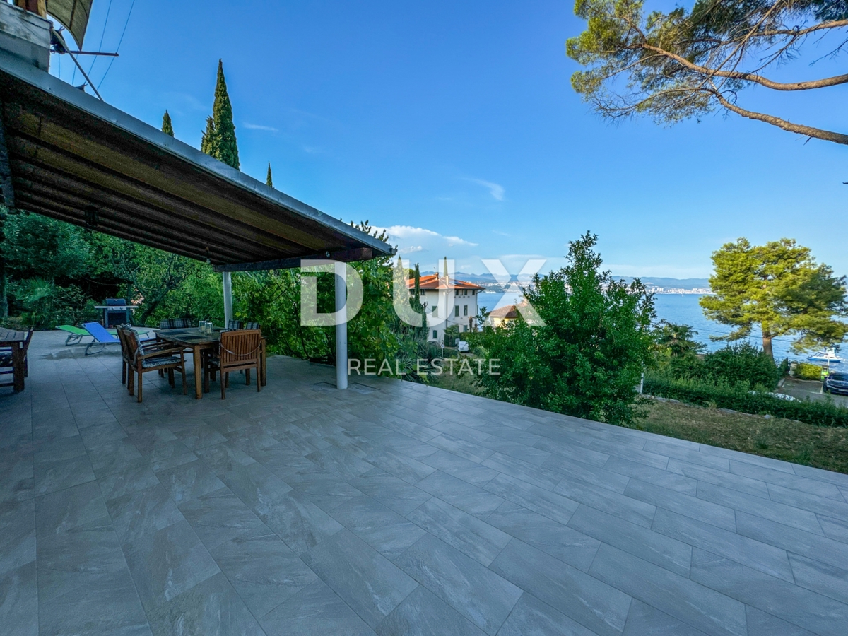 OPATIJA, IČIĆI - appartamento con una meravigliosa terrazza, seconda fila al mare, in ottime condizioni, vista, parcheggio